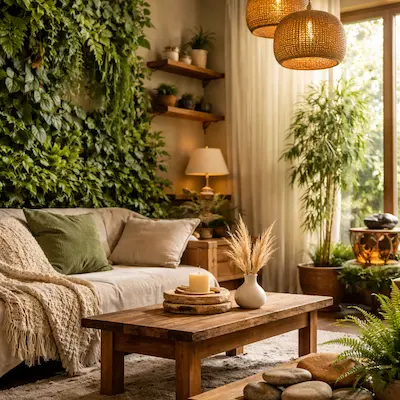 intérieur biophilique